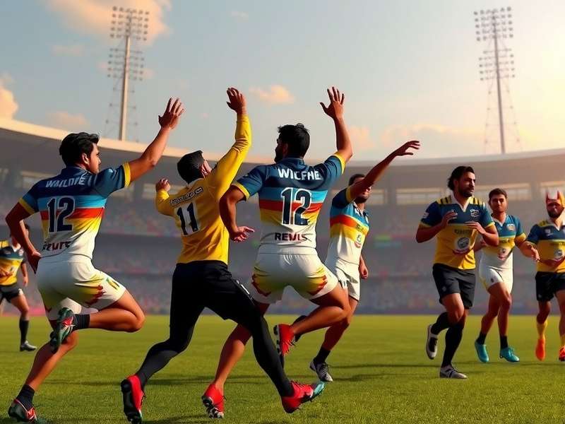Indian players celebrating in Delhi Rugby Dominion